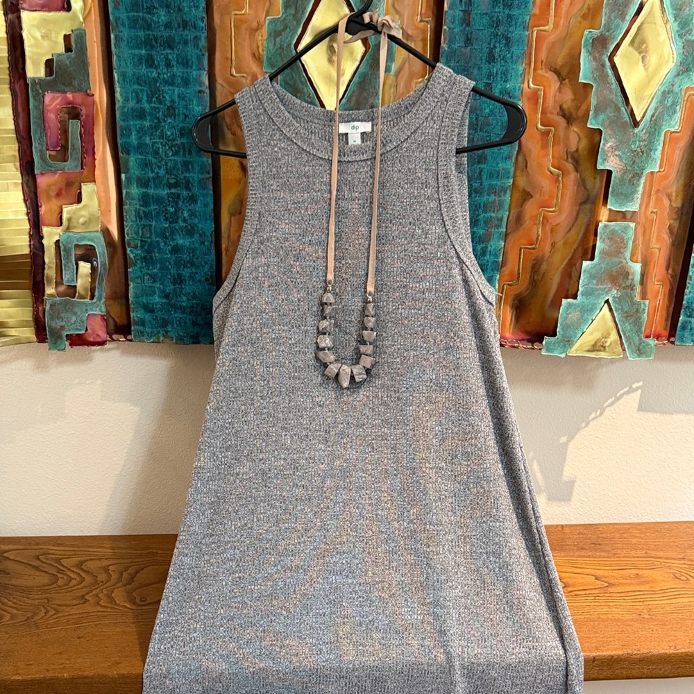 dip Gray Maxi Dress